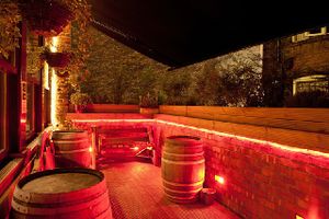 The Molly House outside area at The Molly House in Manchester