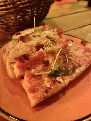 Type of bruschetta .  at The Molly House in Manchester