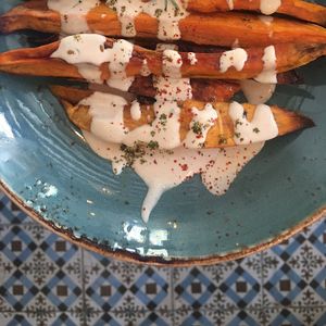 sweet potatoes  at Simply Delicious by Ronen in Mallorca