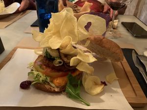 Burger Beyond Meat at 269 Gastro Vegan in Salamanca