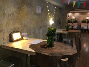 Tofu relleno con curry rojo y amarillo at 269 Gastro Vegan in Salamanca