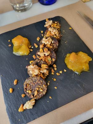 Vegan Morcilla at 269 Gastro Vegan in Salamanca