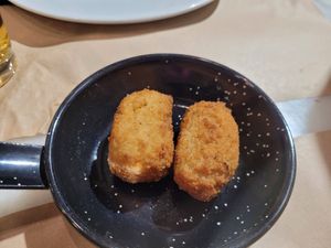 Croquetas No-Pollo at 269 Gastro Vegan in Salamanca