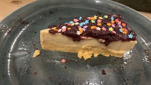 Tarta de queso   at 269 Gastro Vegan in Salamanca