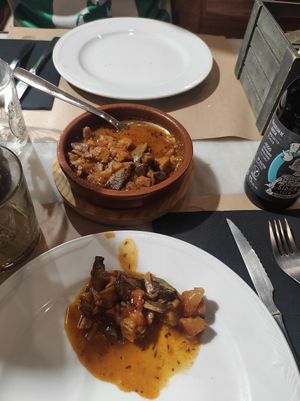 Callos veganos (increíble) at 269 Gastro Vegan in Salamanca