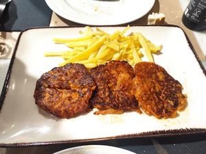 Farinato vegano : saucisse traditionnelle de Salamanca at 269 Gastro Vegan in Salamanca