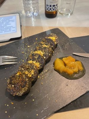 Morcilla   at 269 Gastro Vegan in Salamanca