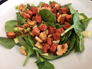 Salad was superb at 269 Gastro Vegan in Salamanca