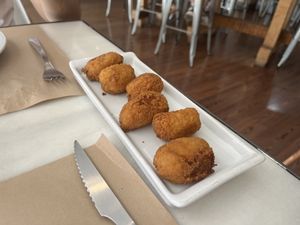 Croquetas de no-pollo  at 269 Gastro Vegan in Salamanca