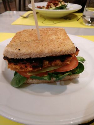 Lentil Sandwich  at 269 Gastro Vegan in Salamanca