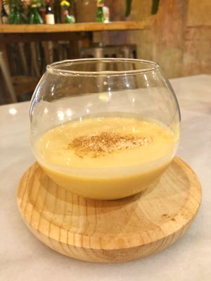 Natillas veganas at 269 Gastro Vegan in Salamanca