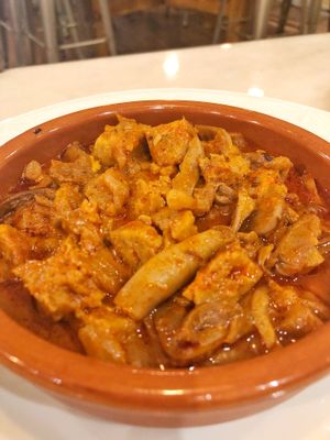 Callos veganos at 269 Gastro Vegan in Salamanca