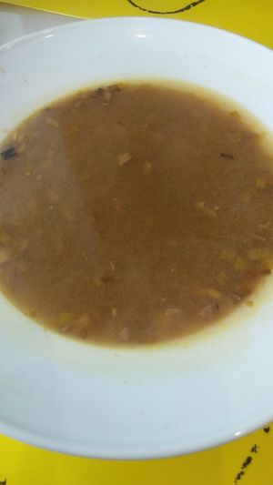 Sopa de miso at 269 Gastro Vegan in Salamanca