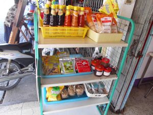 Vegan products. at Jay Nature in Songkhla