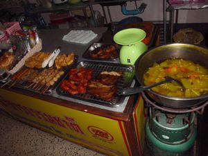 A food offer. Everyday something different. at Jay Nature in Songkhla