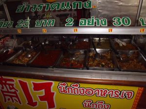 A food offer. Everyday something different. at Jay Nature in Songkhla