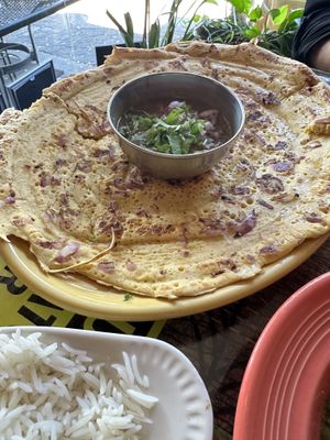 Poora (gluten free)  at The Taj Cafe in Ventura