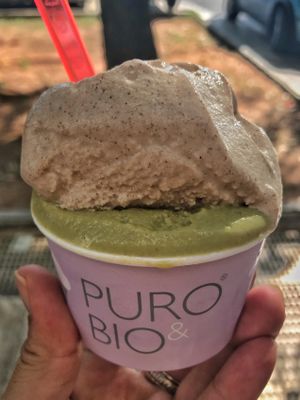 Ginger/Cinnamon and Pistachio at Puro & Bio in Sevilla