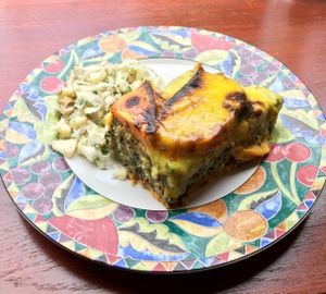 ??Gratin Safrané aux Patates Douce, Quinoa & Chou Kale (sans gluten)
?? Sweet Potato, Quinoa & Kale Gratin with Saffron Sauce (gluten-free) at SmooVie Grignotheque in Saint-leon-sur-vezere