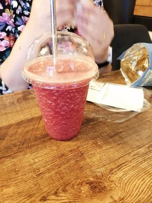Summer Berry smoothie at 3 Three's Coffee Lounge in Birmingham