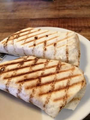 Chicken tikka vegan wrap at 3 Three's Coffee Lounge in Birmingham