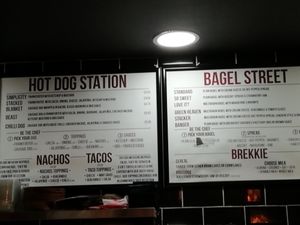 More menu boards at 3 Three's Coffee Lounge in Birmingham