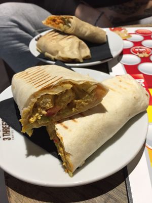 ‘Chicken’ tikka at 3 Three's Coffee Lounge in Birmingham