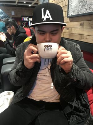 Great coffee at 3 Three's Coffee Lounge in Birmingham