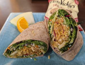 Asian wrap at Cafe Soleil in Springdale