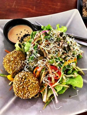 Falafel Salad at Greenlight Cafe & Bar in Koh Samui