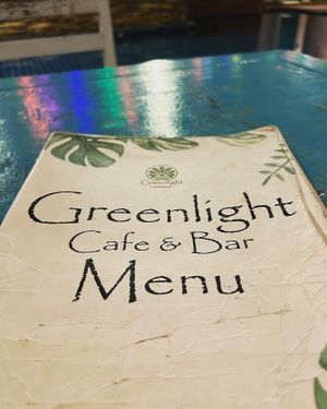 Karte  at Greenlight Cafe & Bar in Koh Samui
