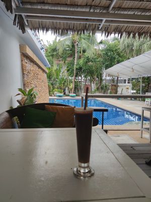 Choco smoothie at Greenlight Cafe & Bar in Koh Samui