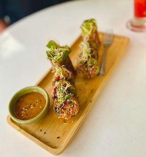 Tropical roll at Greenlight Cafe & Bar in Koh Samui