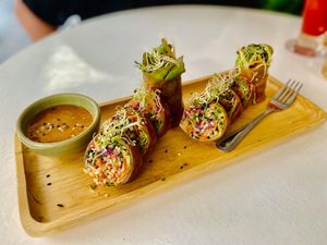 Tropical roll at Greenlight Cafe & Bar in Koh Samui
