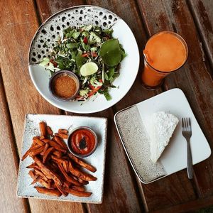 Our dishes at Greenlight Cafe & Bar in Koh Samui