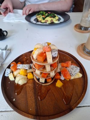 The pancakes were vegan 😊 at Greenlight Cafe & Bar in Koh Samui