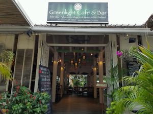 outside at Greenlight Cafe & Bar in Koh Samui