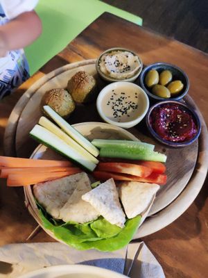 Falafel ball at Greenlight Cafe & Bar in Koh Samui