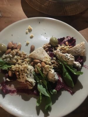 Vegan cheese platter  at Greenlight Cafe & Bar in Koh Samui