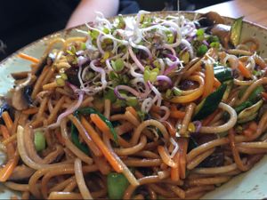 noodles  at My Heart Beats Vegan in Mannheim