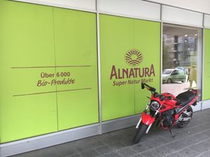 Front entrance at Alnatura - Eschersheimer Landstrasse in Frankfurt