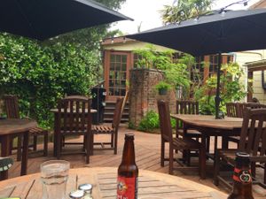patio at Dajio Restaurant in Ocracoke