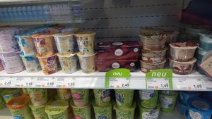 dairy alternatives at Alnatura - Schanzenstrasse in Hamburg