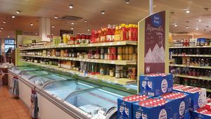 Ketchup and frozen food at Alnatura - Einkaufszentrum  in Ingolstadt