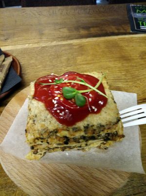 lasagna  at One Planet in Kyiv