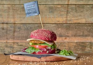 Pink Cheeseburger  at One Planet in Kyiv