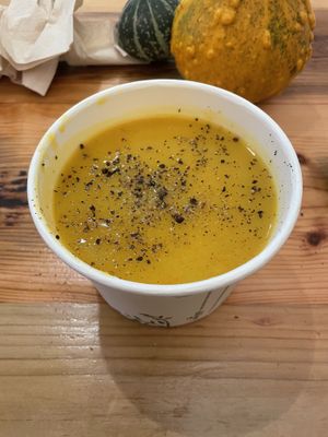 Vegetable soupp  at Loving Salads in Cork