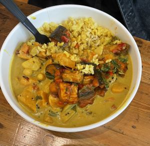 Vegan curry  at Loving Salads in Cork