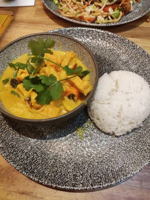 Singaporean curry at Tampopo in Manchester