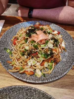 Yaki udon at Tampopo in Manchester